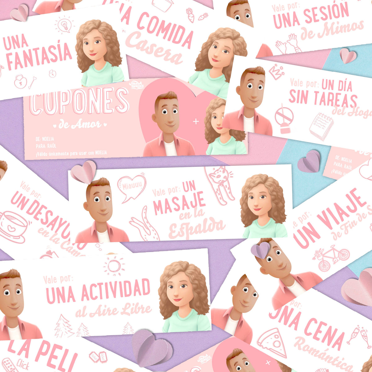 ¡Nuevos CUPONES de AMOR para parejas GRATUITOS!