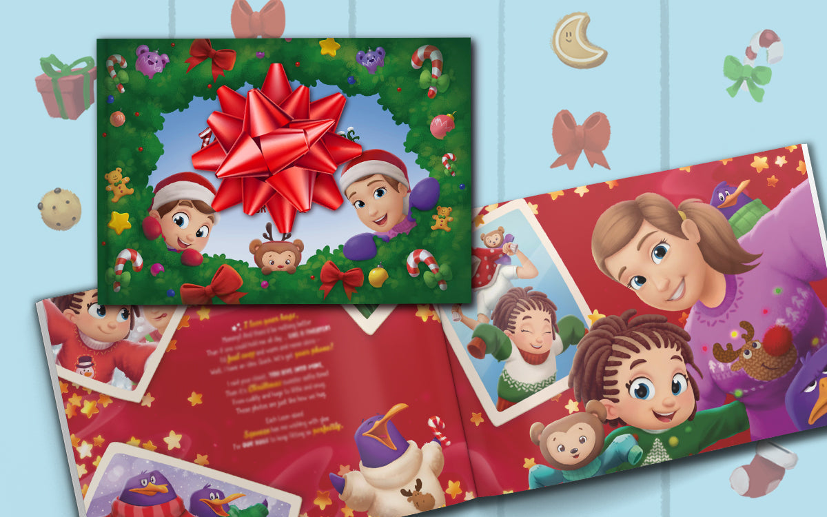 ¡Muy pronto! Un libro sobre los deseos navideños  de tu peque con mamá o papá