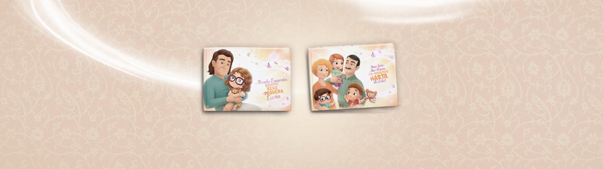 Le encantarán las adorables ilustraciones y las historias emocionantes de los libros personalizados número 1 en España para el Día del Padre.