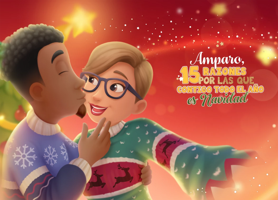 Amparo, 15 razones por las que contigo todo el año es Navidad