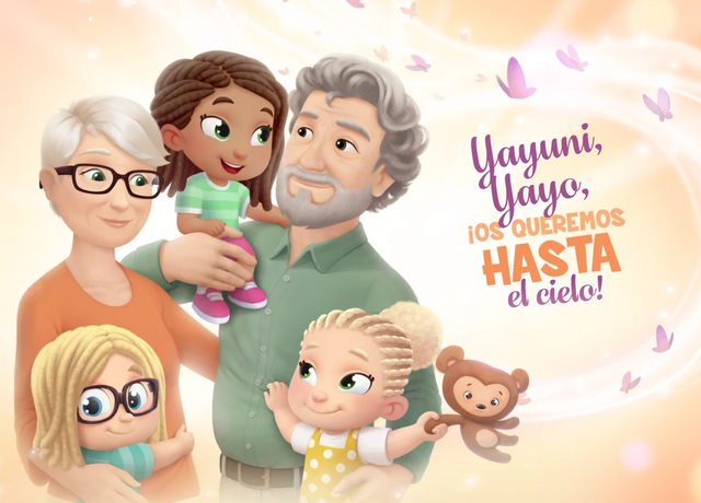Yayo, Yayuni, ¡os queremos hasta el cielo!