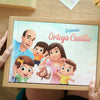 Un libro personalizado para una familia de tres hijos es un gran regalo.