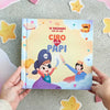 La portada del libro personalizado para papá y su hijo.