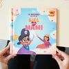 La portada del libro personalizado para mamá y su hijo.