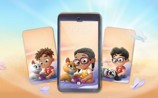 Fondo de pantalla para móvil personalizado contigo y tu mascota