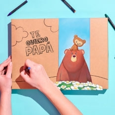 Caja para colorear para papá