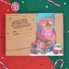 Caja de regalo para colorear de Navidad