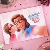 La portada de un libro personalizado para parejas de Hurra Heroes.