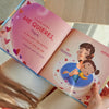 Una página de un libro personalizado para papá y su hija.